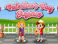 Valentine day jigsaw