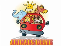 Animals drive jigsaw