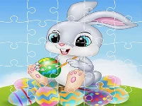 Happy easter jigsaw